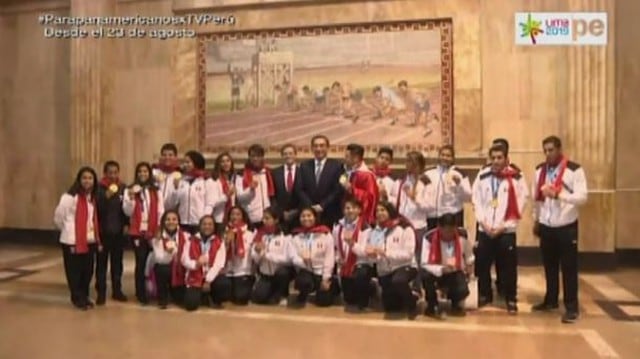 Presidente saludó a los medallistas peruanos en Clausura de Panamericanos 2018
