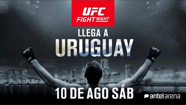 UFC Uruguay se llevará a cabo este 10 de agosto en la Antel Arena de Montevideo. (UFC)