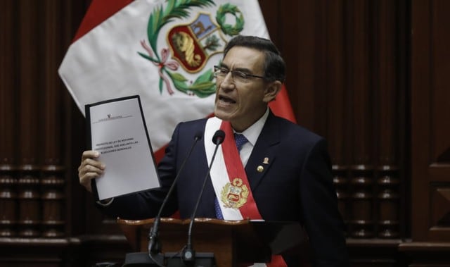 Presidente Martín Vizcarra: Mensaje a la Nación (Foto: GEC)