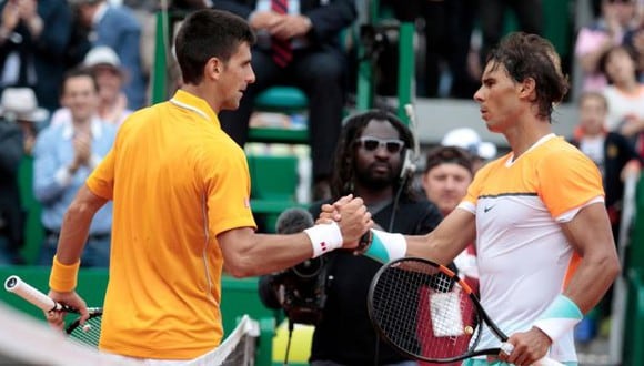 Novak Djokovic se quedó con 20 títulos de Grand Slam, por los 21 de Rafael Nadal. (Foto: AFP)