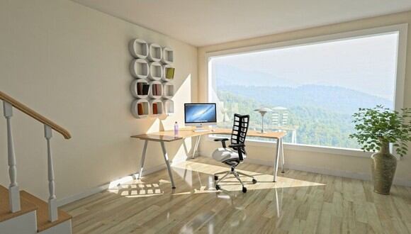 De preferencia que tu espacio esté cerca a una ventana para que ingrese luz natural. (Foto: Pixabay)