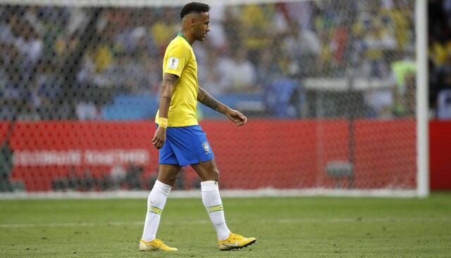 Neymar no pudo evitar la eliminación de Brasil del Mundial Rusia 2018