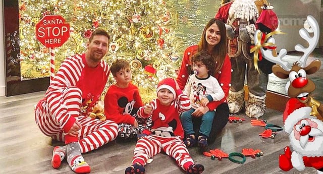 Lionel Messi y su familia pasan Navidad en Rosario RT