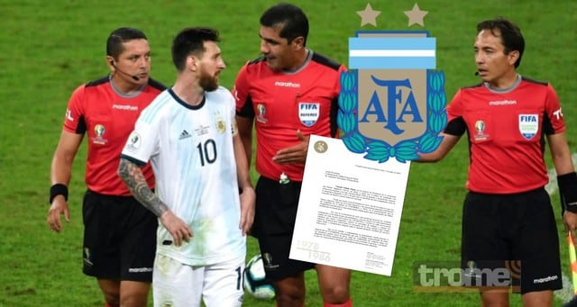 AFA  presenta carta de reclamo a la Conmebol por mal uso del VAR