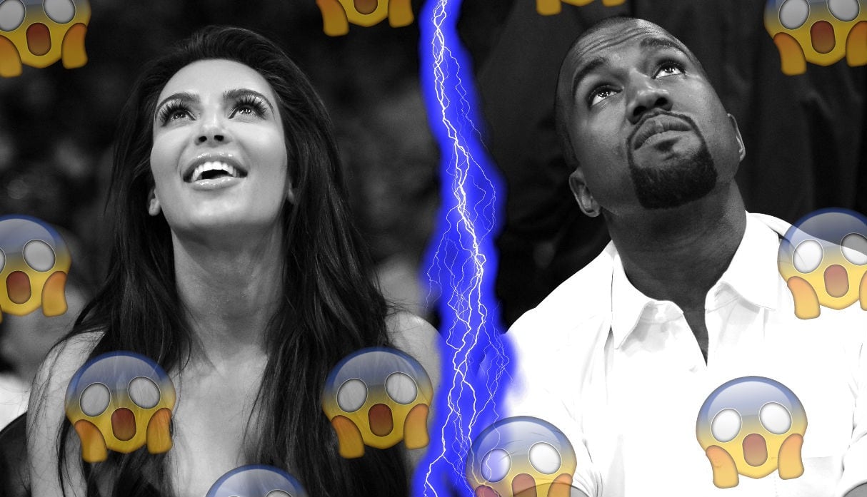 Kim Kardashian y Kanye West están siendo blanco de decenas de chismes. (Composición: Trome.pe / Fotos: AFP)