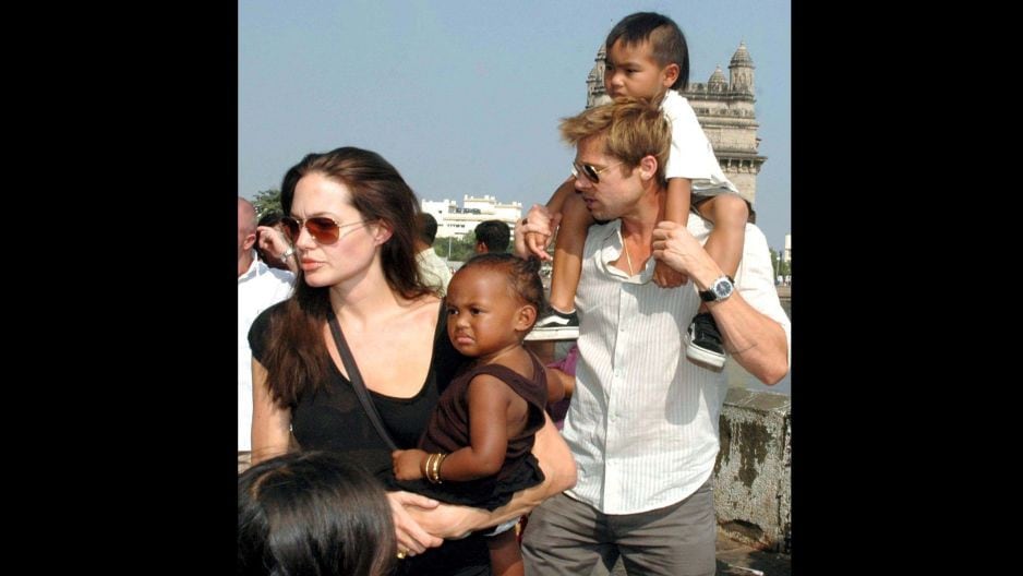 Angelina Jolie en terapia con sus hijos