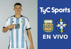 Por TyC Sports, Argentina 1-3 Brasil (Marcador final)