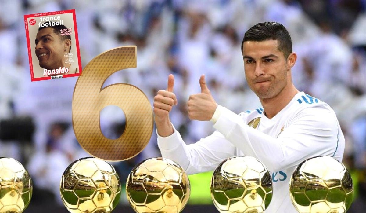 Cristiano Ronaldo sumaría su sexto Balón de Oro en diciembre