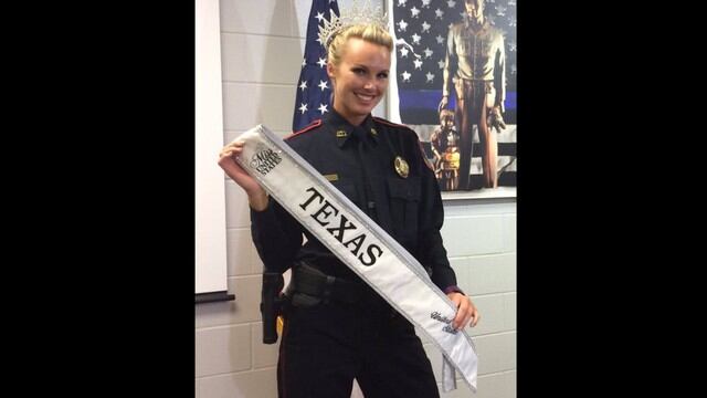 Chica policía es elegida Miss Texas.