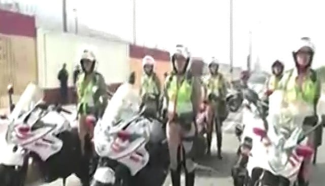 Más de 1900 policías custodiarán inmediaciones del Estadio Monumental durante la Noche Crema. Foto: Captura de pantalla de TV Perú