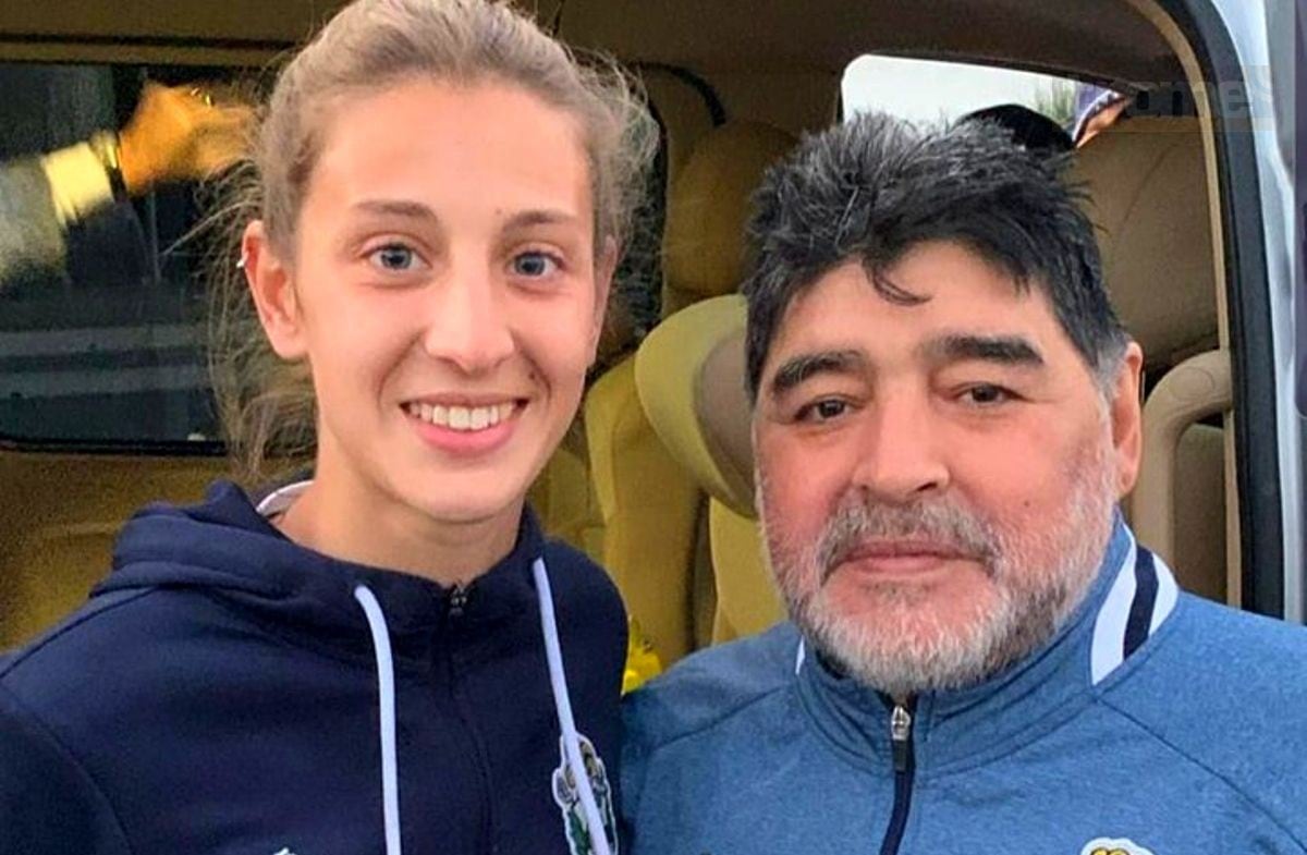 Diego Maradona elogió a Lucía Guiñazú por su golazo maradoniano