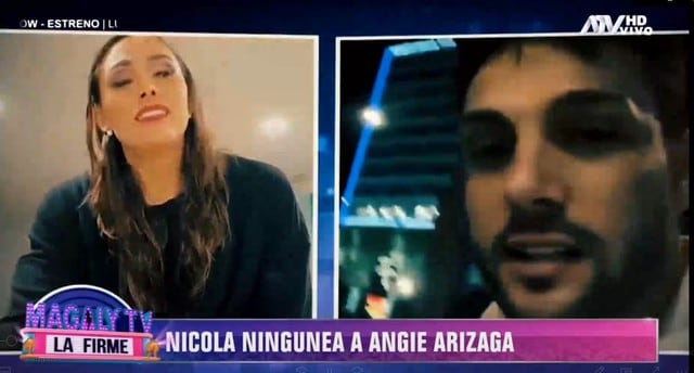Nicola Porcella ningunea relación con Angie Arizaga