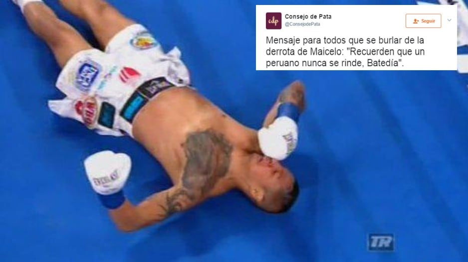Jonathan Maicelo perdió por K.O., pero en redes sociales le dan ánimo para que se recupere. (Fotos: Trome)
