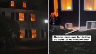 Viral: Decoración realista de Halloween hizo que se reportaran los bomberos | VIDEO