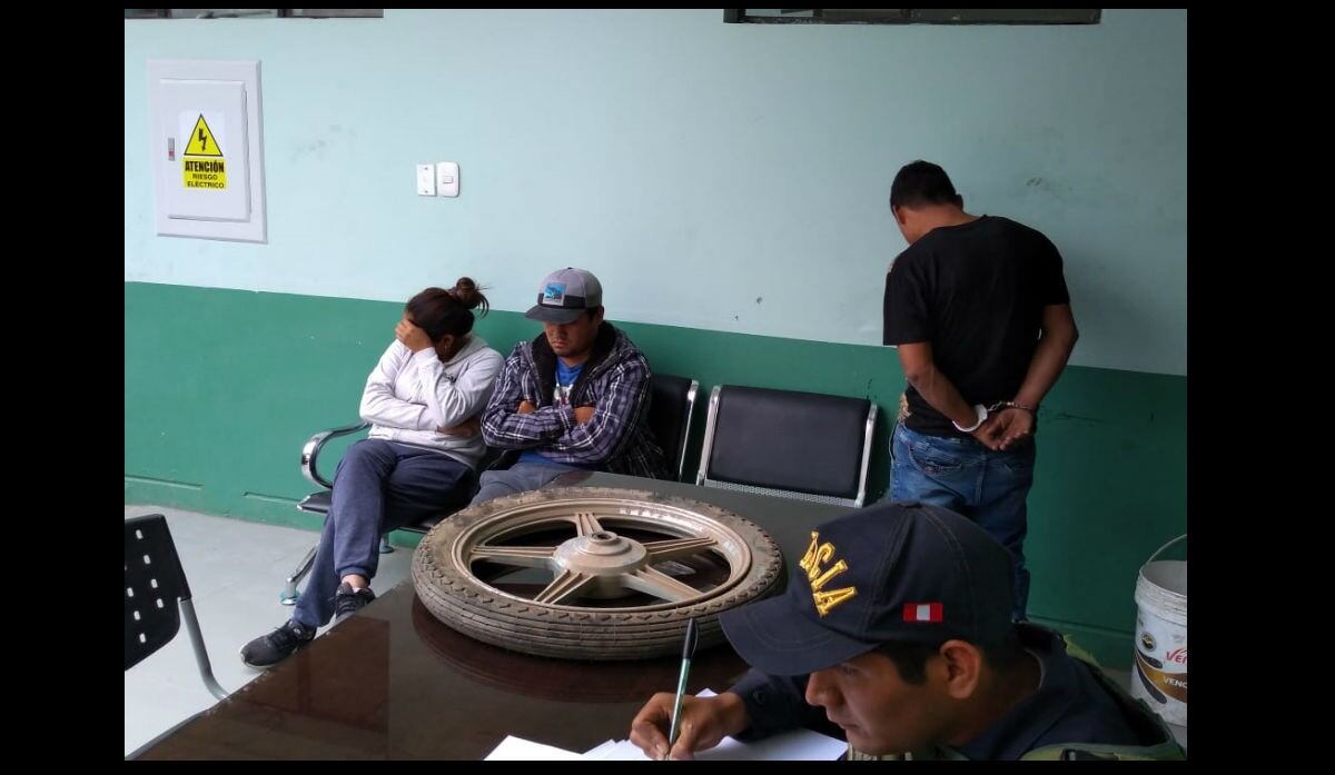 Banda robó autopartes de mototaxi estacionada frente a Comisaría del Norte, en Chiclayo.