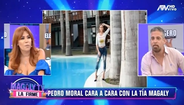 Pedro Moral revela en programa de Magaly Medina: "Mis padres iban a pagar la boda con Sheyla Rojas". (Captura: Magaly Tv. La Firme)