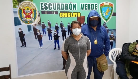 Roxana Janeth Vargas Cáceres (34), fue atrapada por policías del grupo Terna Chiclayo.