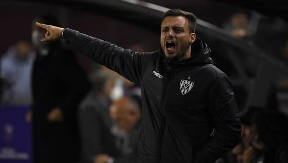 Martín Anselmi es entrenador de Independiente del Valle desde mayo del 2022. (Foto: AFP)