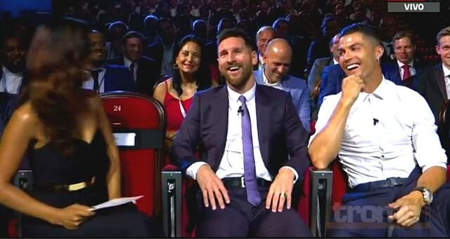 Lionel Messi y Cristiano Ronaldo vivieron un divertido momento juntos durante sorteo