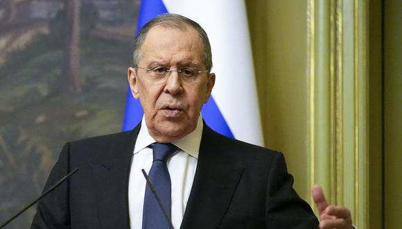 El Ministro de Relaciones Exteriores de Rusia, Sergei Lavrov. (Foto: Alexander Zemlianichenko / POOL / AFP)