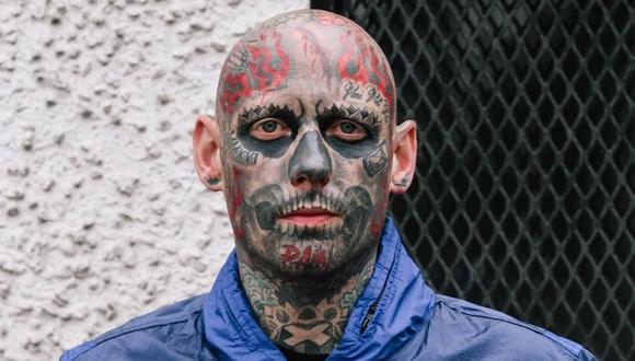 Chris Dalzell ha cubierto el '97 por ciento' de su cuerpo con tatuajes (Instagram/ @northernirelandtattman)