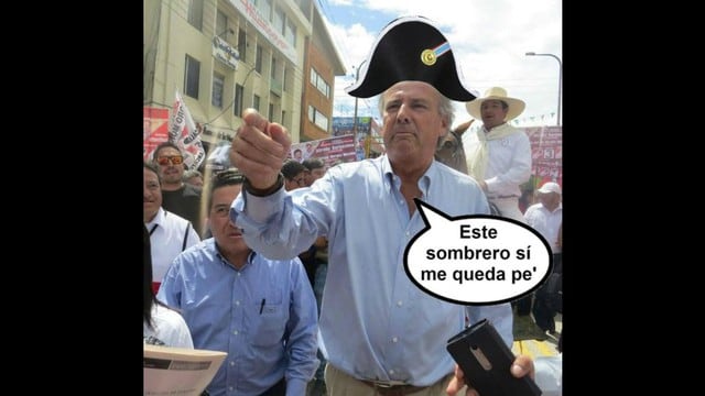 Alfredo Barnechea y sus memes por quitarse sombrero en Jauja (Foto: @MartinGave)