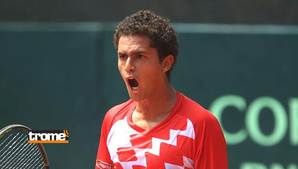 Juan Pablo Varillas es baja en equipo de la Copa Davis (Foto: GEC)