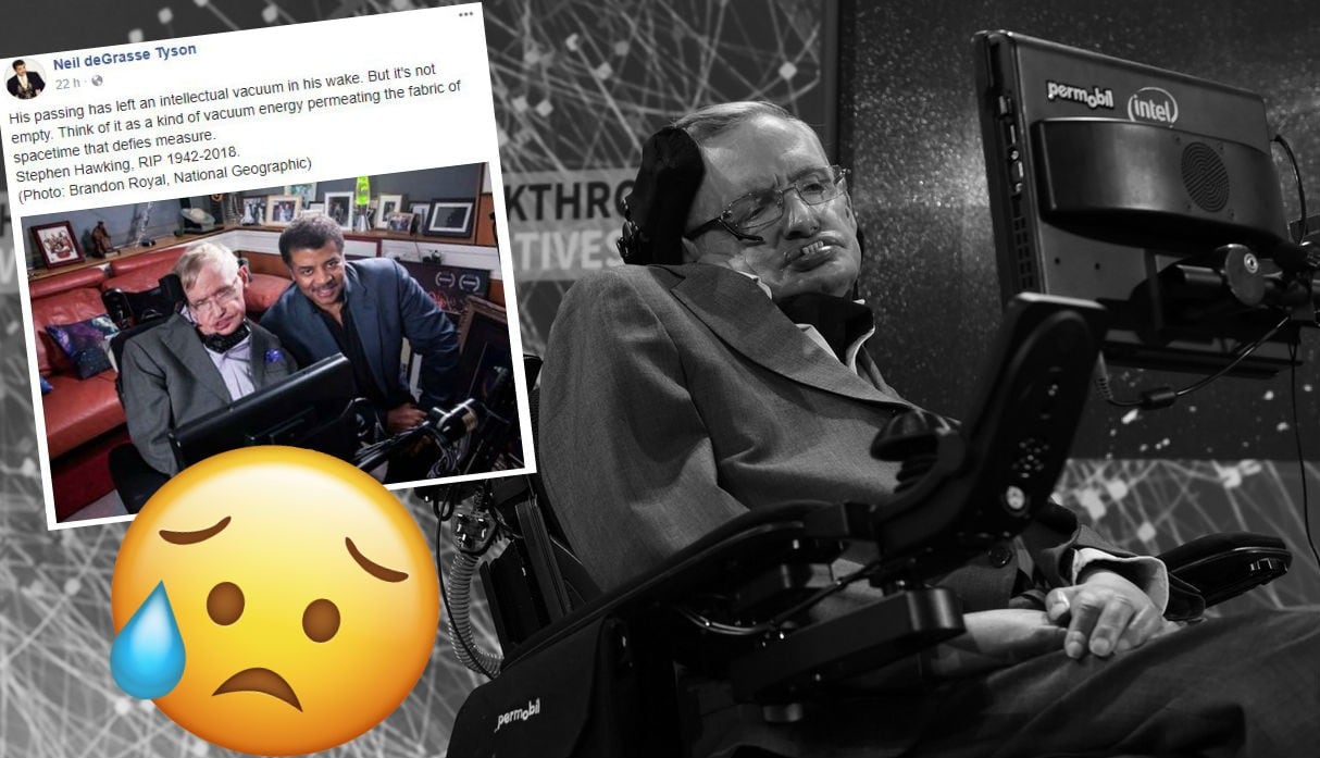Stephen Hawking murió a los 76 años. (Composición: Trome.pe / Fotos: AFP)