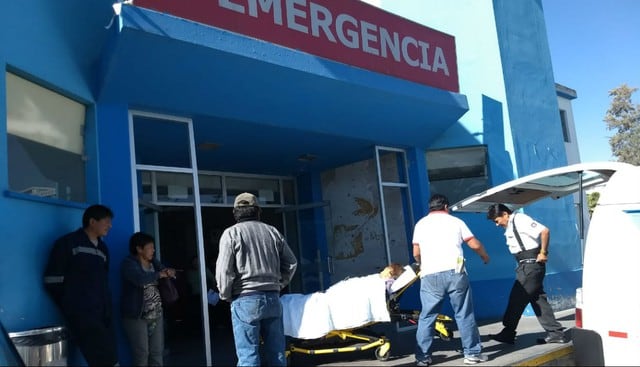 Madre de familia resultó herida por piedra lanzada por ciudadano venezolano. (Fotos: Trome)