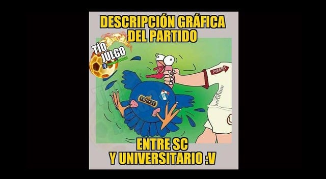 Memes que dejó el partido Universitario de Deportes vs. Sporting Cristal.