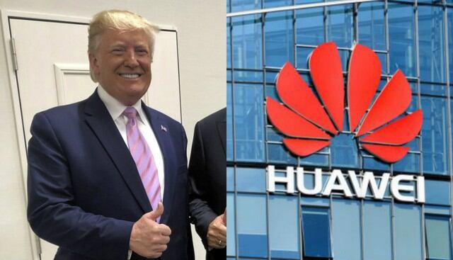 Donald Trump levanta el veto a Huawei. Foto: Composición con imagen de AP