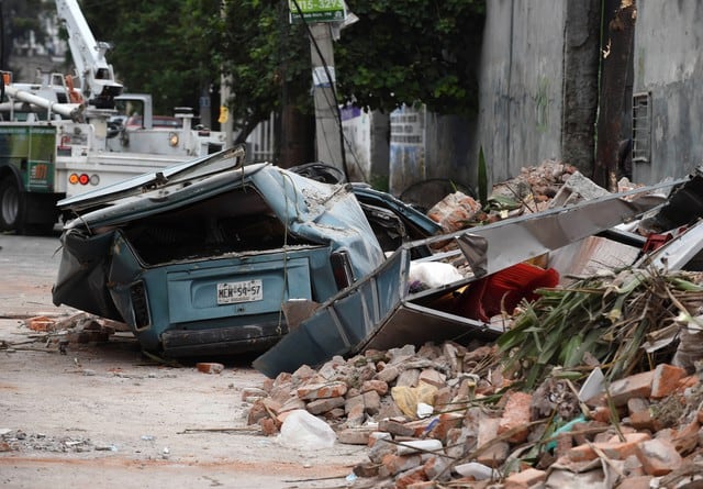 Terremoto en México: VIDEOS y FOTOS del sismo de 8.2 grados que ya dejó varios muertos (AFP)