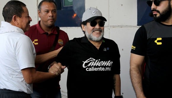 Andrés Manuel López Obrador dijo ser admirador de Diego Maradona. (Foto:Ulises Ruiz / AFP)