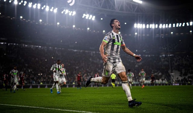 Juventus venció 2-1 a Genoa con gol de Cristiano Ronaldo al último minuto por la Serie A