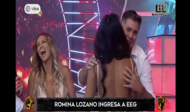 Pancho Rodríguez saluda a Romina Lozano de forma muy graciosa