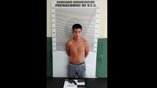 Cayó asaltante de tienda de celulares en Villa El Salvador.