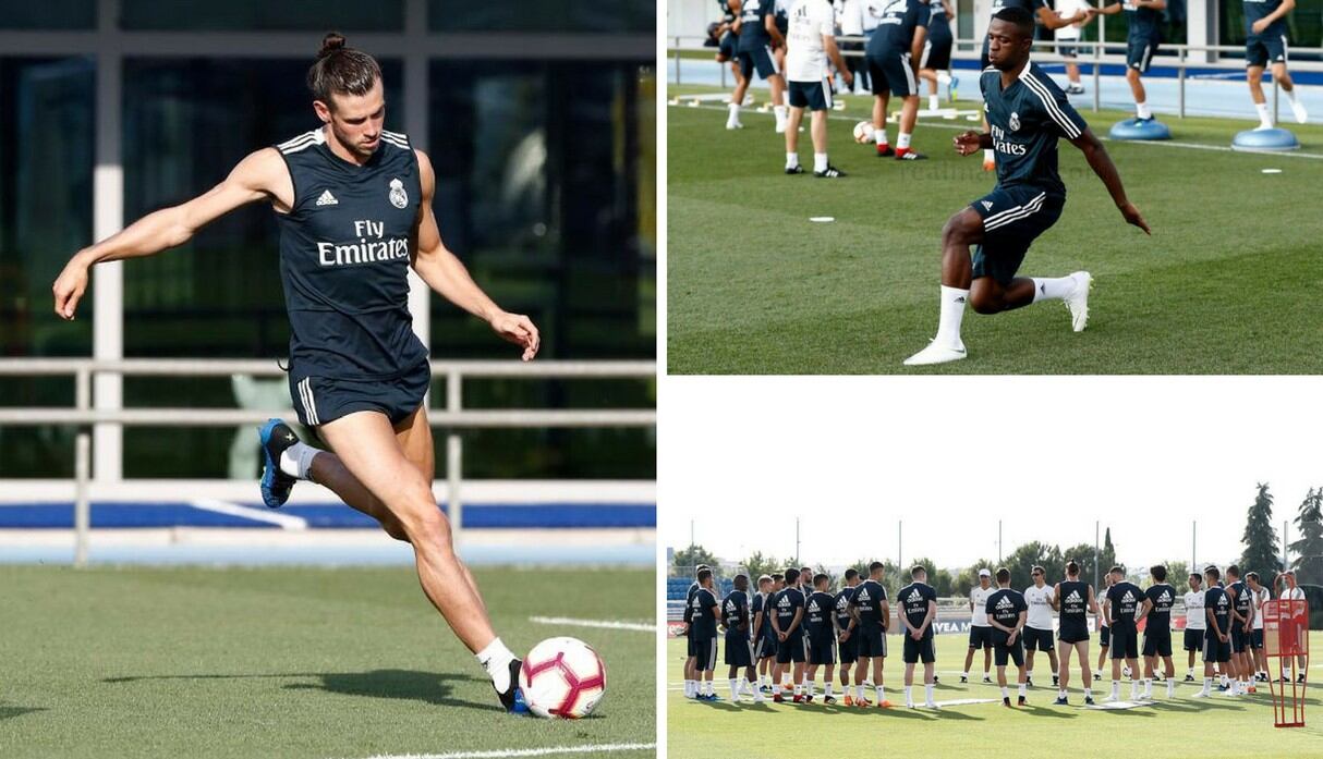 Primer entrenamiento de Real Madrid con Julen Lopetegui
