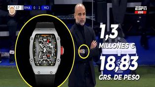 ¿Qué precio tiene el reloj que usó Pep Guardiola en el reciente partido del Manchester City?