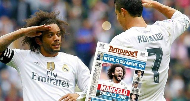 Marcelo pidió a Real Madrid  marcharse en enero a la Juventus por  60 millones de euros