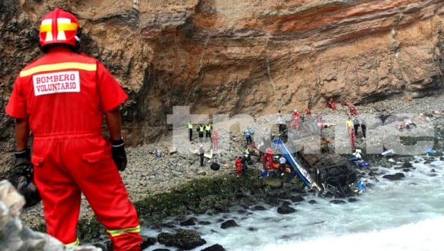 Pasamayo: Bus cae a abismo y deja al menos 36 muertos en la Curva del Diablo (Foto: Gian Ávila)