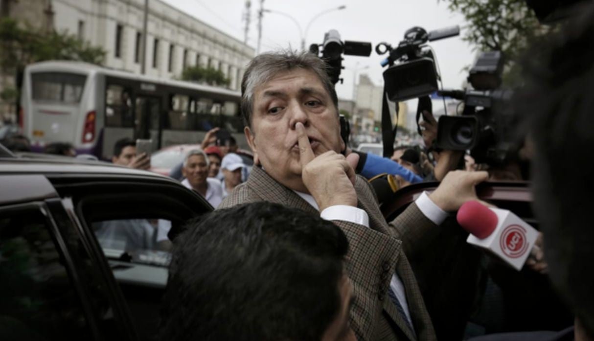 El expresidente Alan García respondió sobre las acusaciones que Odebrecht le habría pagado 100 mil dólares por una conferencia. (Fotos: Anthony Niño De Guzmán)