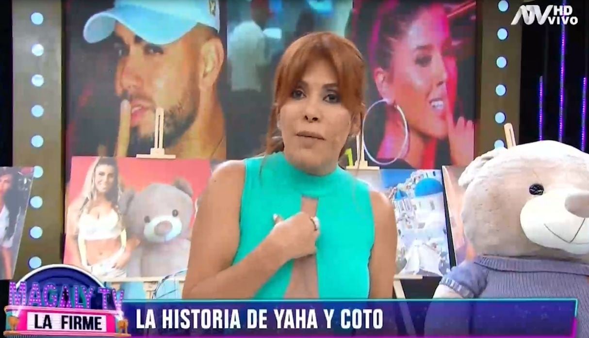 Magaly Medina habló sobre el video entre Coto Hernández y Yahaira Plasencia. (Capturas: Magaly Tv. La firme)