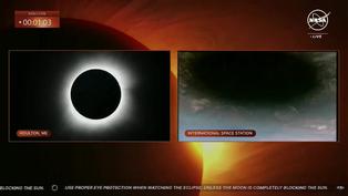 Estación Espacial Internacional: Así es como se ve el eclipse solar desde el espacio | VIDEO
