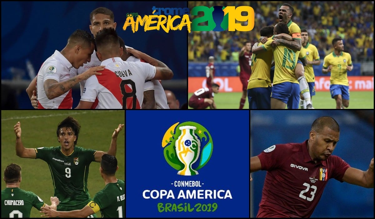 Tabla de posiciones: EN VIVO Así cambia con Perú vs Brasil y Venezuela vs Bolivia ¡Clasificación a cuartos!