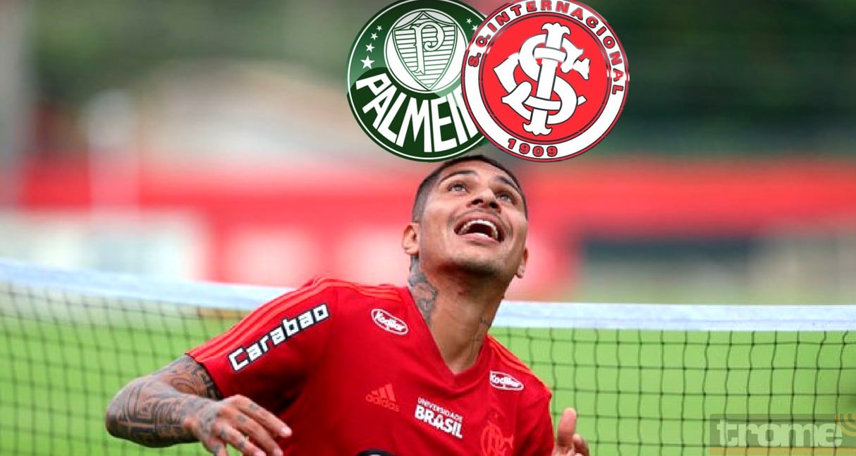 Inter de Porto Alegre y Palmeiras pretenden llevarse a Paolo Guerrero  de Rio de Janeiro