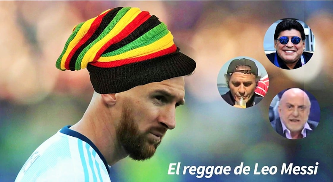 Lionel Messi la rompe con reggae contra Conmebol junto a Maradona