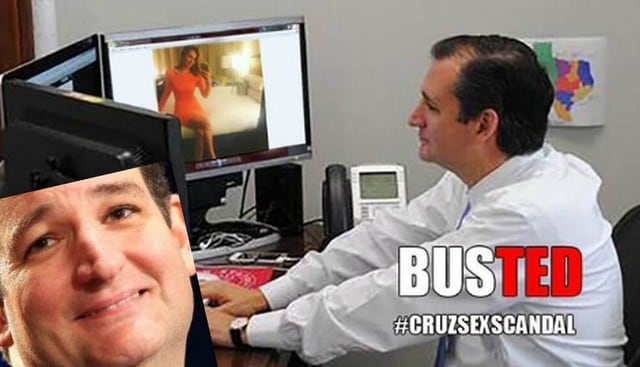 Ted Cruz le dio Like a un video porno de Twitter. Foto: Twitter