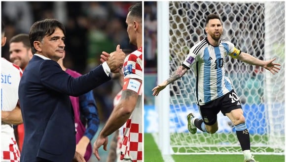 El análisis de Zlatko Dalic, DT de Croacia, sobre Lionel Messi. (Foto: EFE)
