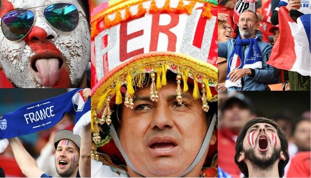 Perú vs Francia: Hinchas vivieron su partido aparte en las tribunas del Ekaterimburgo Arena | FOTOS