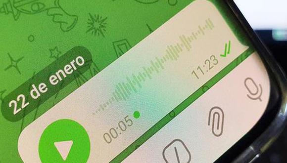 Notas de voz de WhatsApp ahora tendrán una previsualización de las ondas sonoras. | Foto: Pixabay